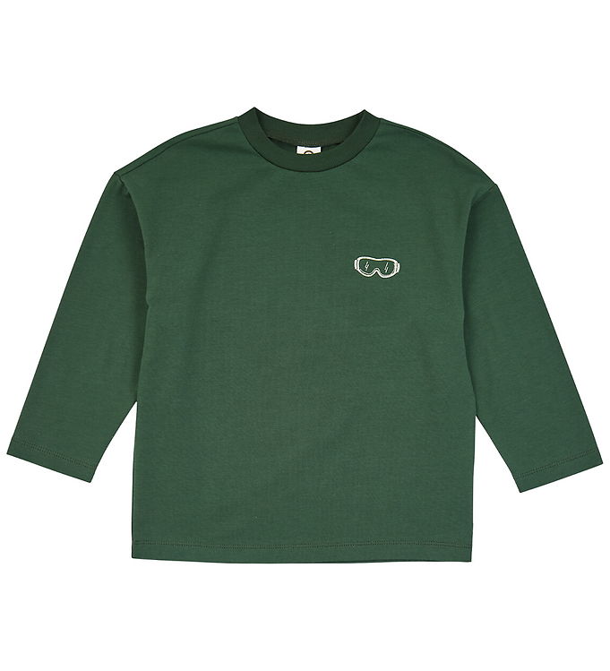 Müsli Bluse - Superfan Printed - Forest Green Müsli Bluse - Superfan Printed - Forest Green