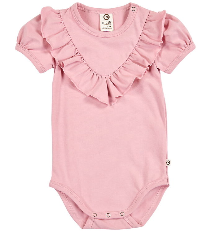 Müsli Body k/æ - Cozy Me Frill Lace - Nectar