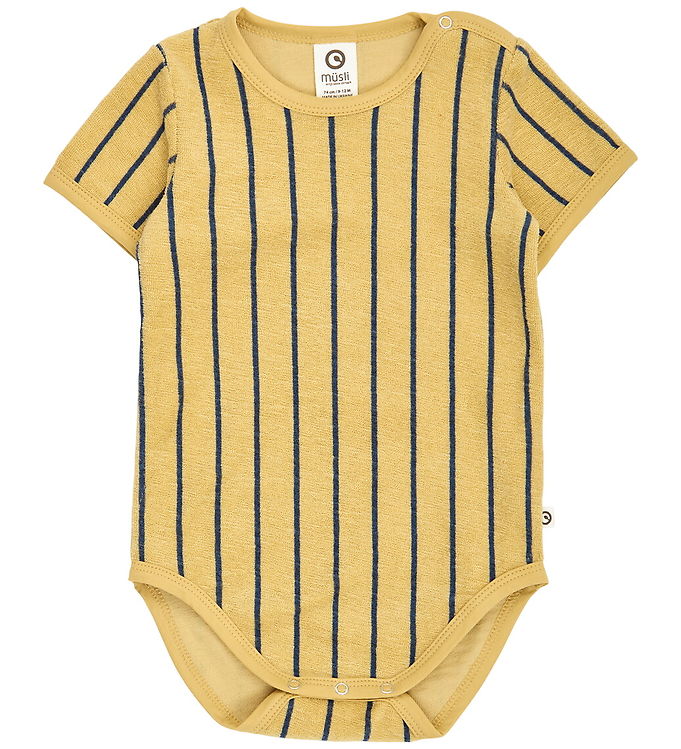 Müsli Body k/æ - Frotté - Hemp/Navy Müsli Body k/æ - Frotté - Hemp/Navy
