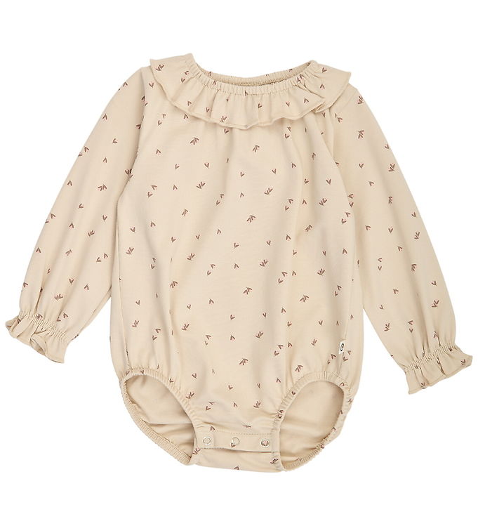 Müsli Body l/æ - Fleur Frill Collar - Oak/Walnut/Blush Müsli Body l/æ - Fleur Frill Collar - Oak/Walnut/Blush