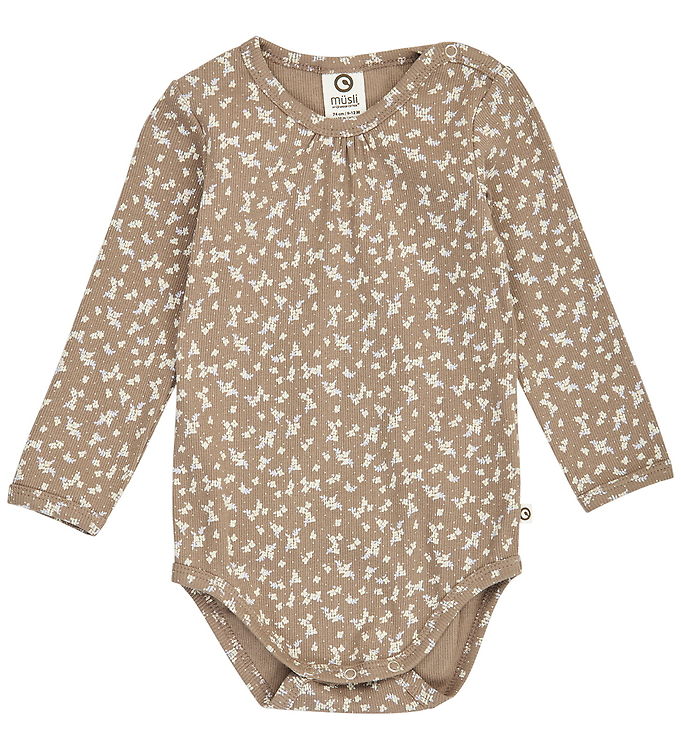 Müsli Body l/æ - Rib - Alyssum - Walnut/Oak/Mauve Müsli Body l/æ - Rib - Alyssum - Walnut/Oak/Mauve