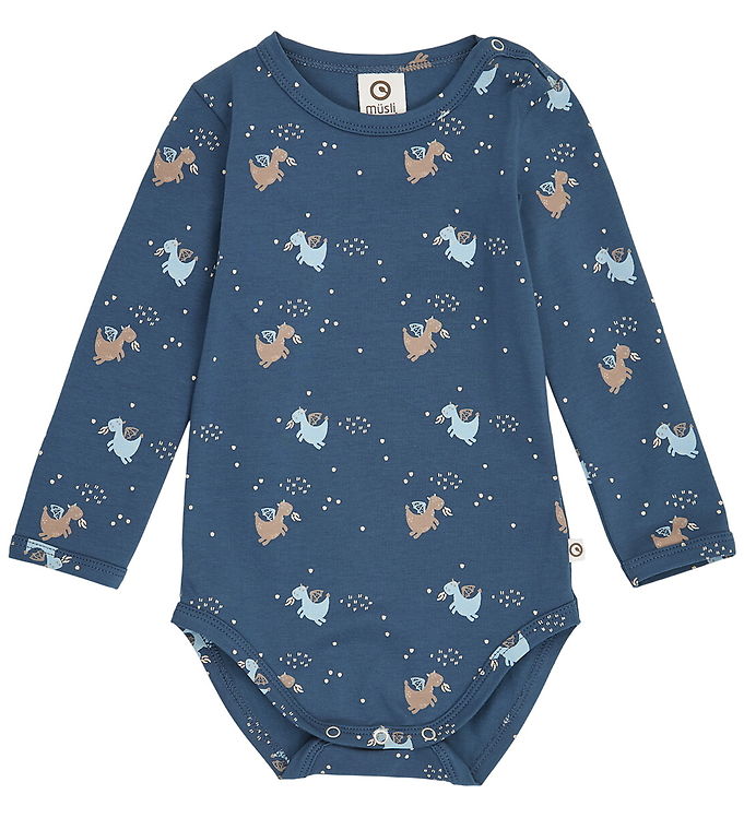 Müsli Body l/æ - Storybook - Navy/Soft Blue/Walnut Müsli Body l/æ - Storybook - Navy/Soft Blue/Walnut
