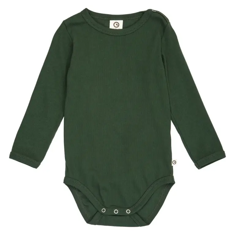 Müsli Cozy Me Rib Body - Forest Green - 92