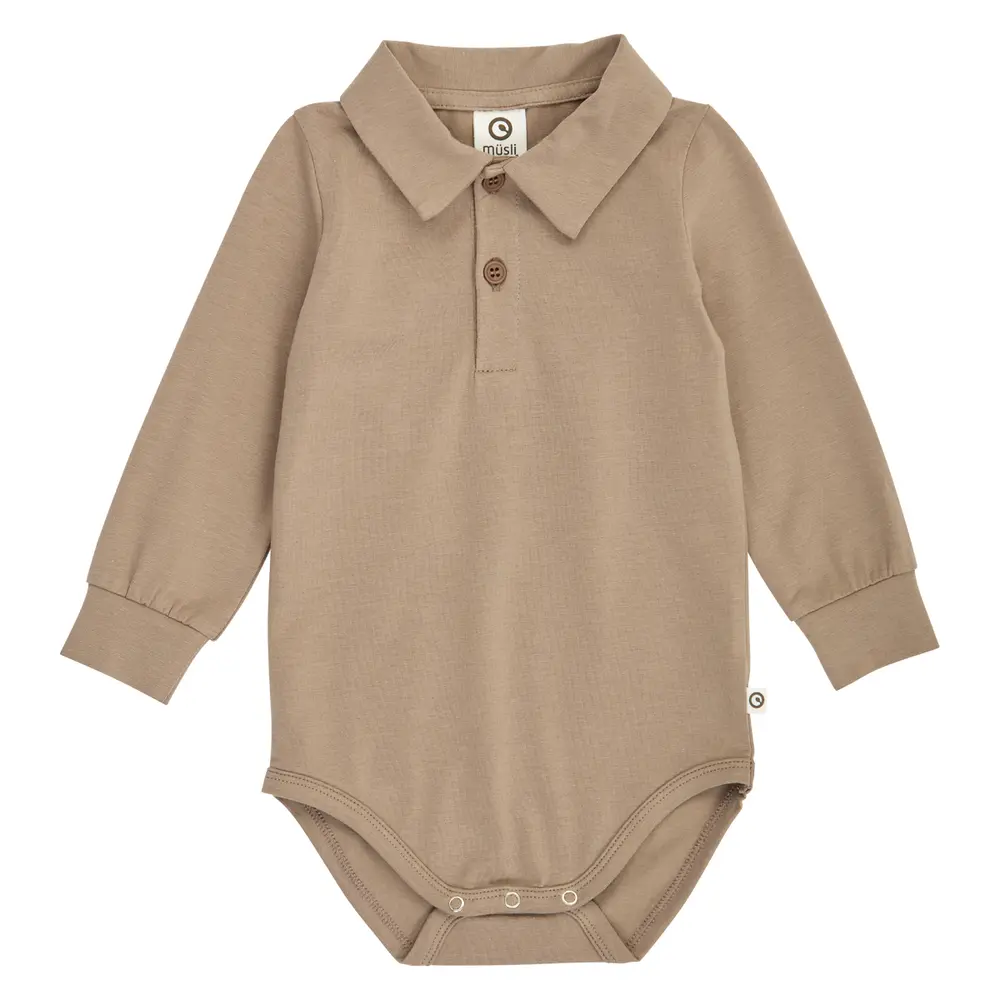 Müsli Cozy Me Skjorte Body - Walnut - 92
