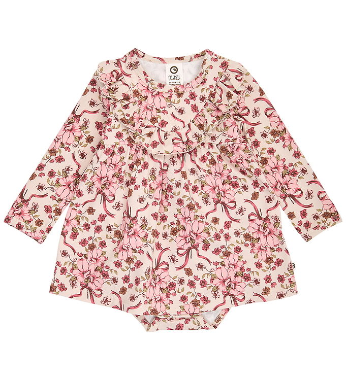Müsli Kjolebody l/æ - Bouquet Frill - Oak/Blush/Baroque Rose Müsli Kjolebody l/æ - Bouquet Frill - Oak/Blush/Baroque Rose