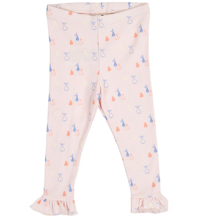 Müsli Leggings - Rib - Picnic Frill - Primrose/Shell Blue/Tofu Müsli Leggings - Rib - Picnic Frill - Primrose/Shell Blue/Tofu