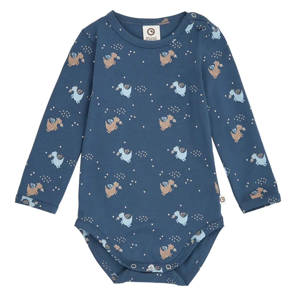 Müsli Storybook Body - Navy/Soft Blue/Walnut - 68