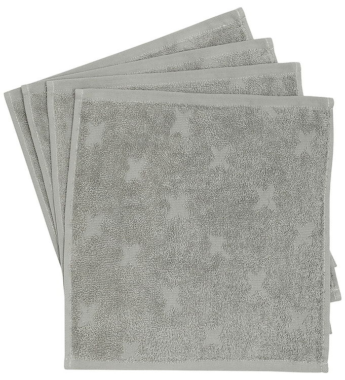 Müsli Vaskeklude - 4-pak - 30x30 cm - Mineral Green