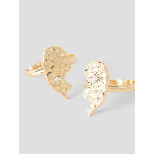 NAME IT 2-Pak Friends Ringe Gold Colour