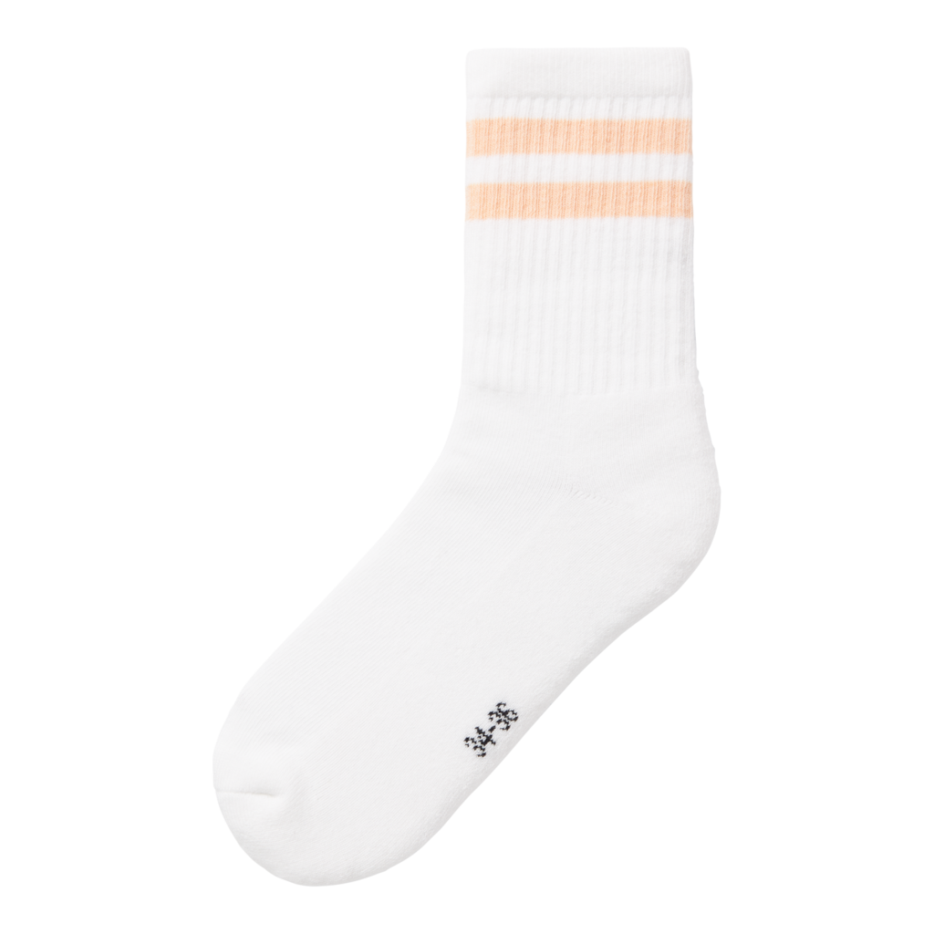 NAME IT 2-Pak Tennissokker Jalma Bright White Peach Parfait NAME IT 2-Pak Tennissokker Jalma Bright White Peach Parfait