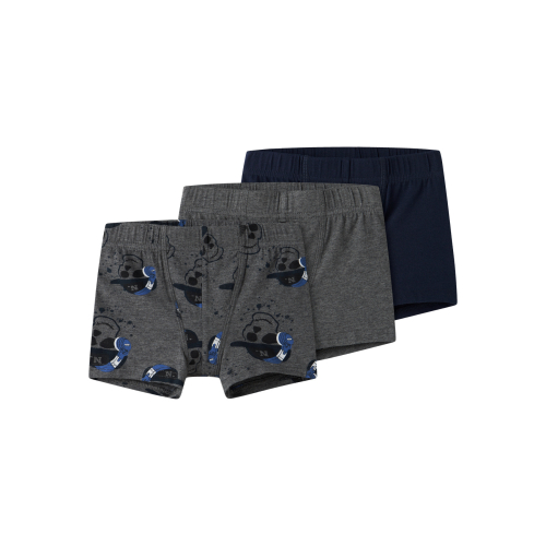 NAME IT 3-Pak Boxershorts Dark Grey Mel NAME IT 3-Pak Boxershorts Dark Grey Mel
