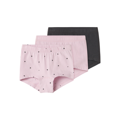 NAME IT 3-Pak Tights Hearts Winsome Orchid