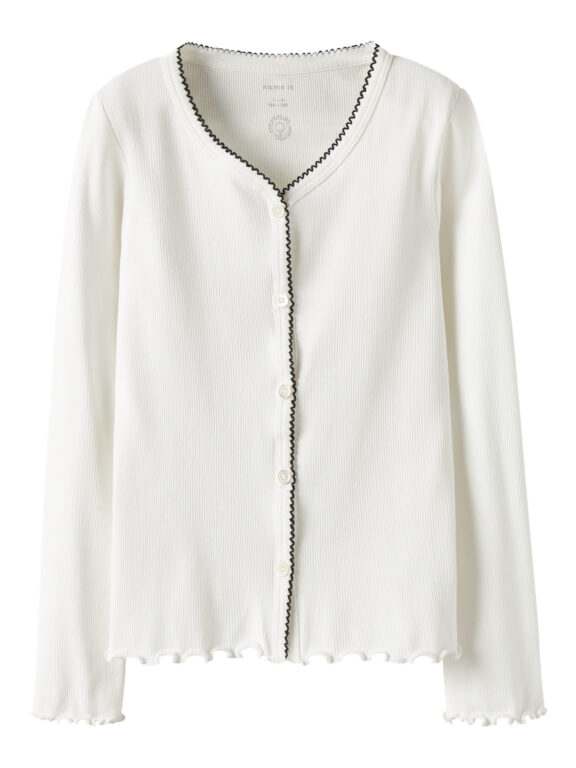 NAME IT Cardigan Fiona Cloud Dancer