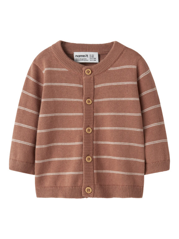 NAME IT Cardigan Harris Mocha Mousse
