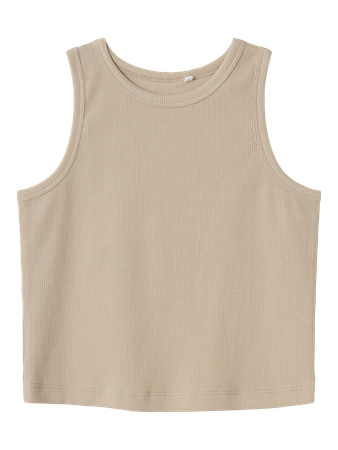 NAME IT Kort Rib Top Nakal Pure Cashmere NAME IT Kort Rib Top Nakal Pure Cashmere