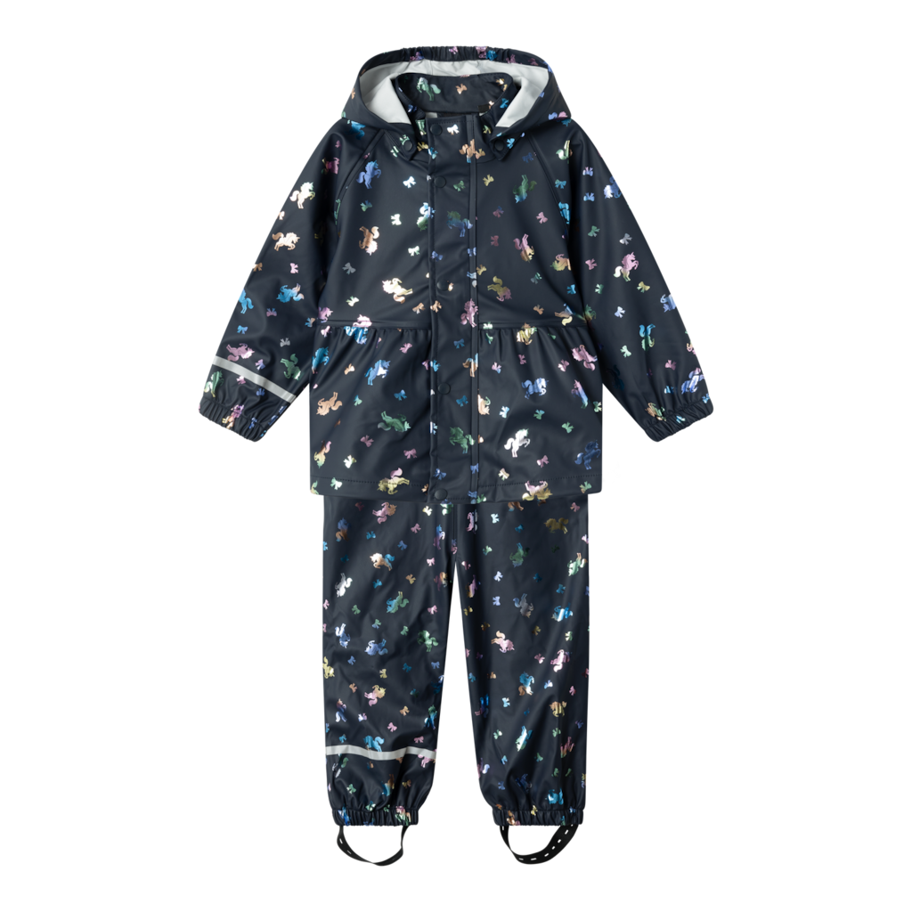 NAME IT Regntøj Enhjørninger Dark Sapphire