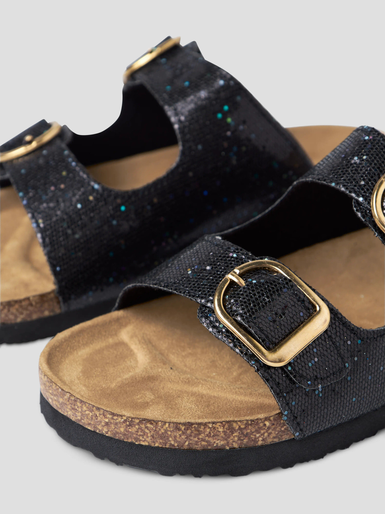 NAME IT Sandal Flora Black Glitter NAME IT Sandal Flora Black Glitter