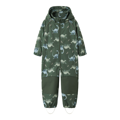 NAME IT Softshell Dragt Alfa08Jungle Green Dino Adventure