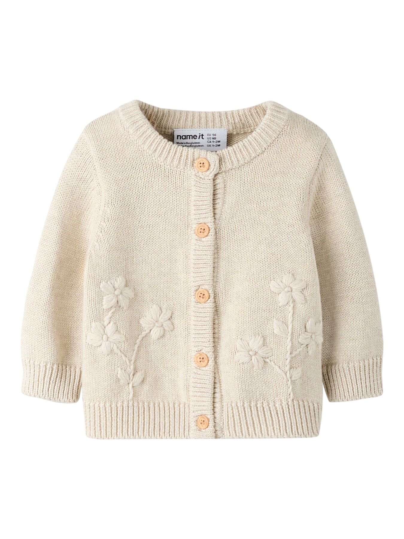 NAME IT Strik Cardigan Toana Peyote Melange NAME IT Strik Cardigan Toana Peyote Melange