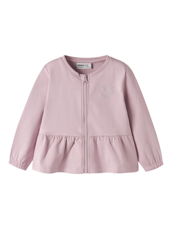 NAME IT Sweat Cardigan Taika Dawn Pink