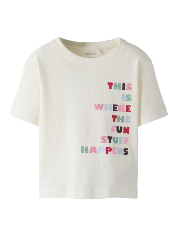 NAME IT T-shirt Belina Gardenia