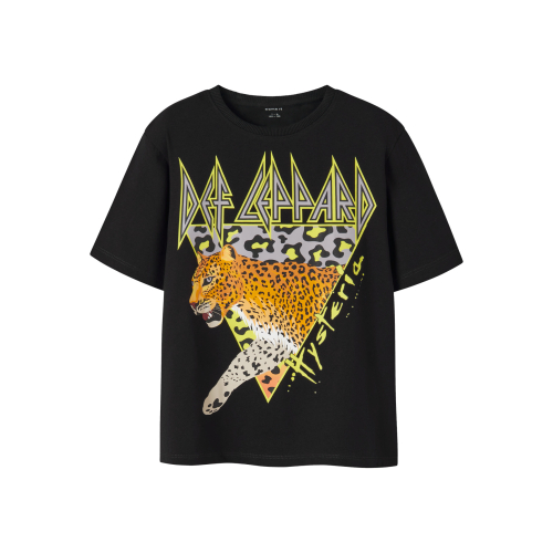 NAME IT T-shirt Dysara Defleppard Black NAME IT T-shirt Dysara Defleppard Black