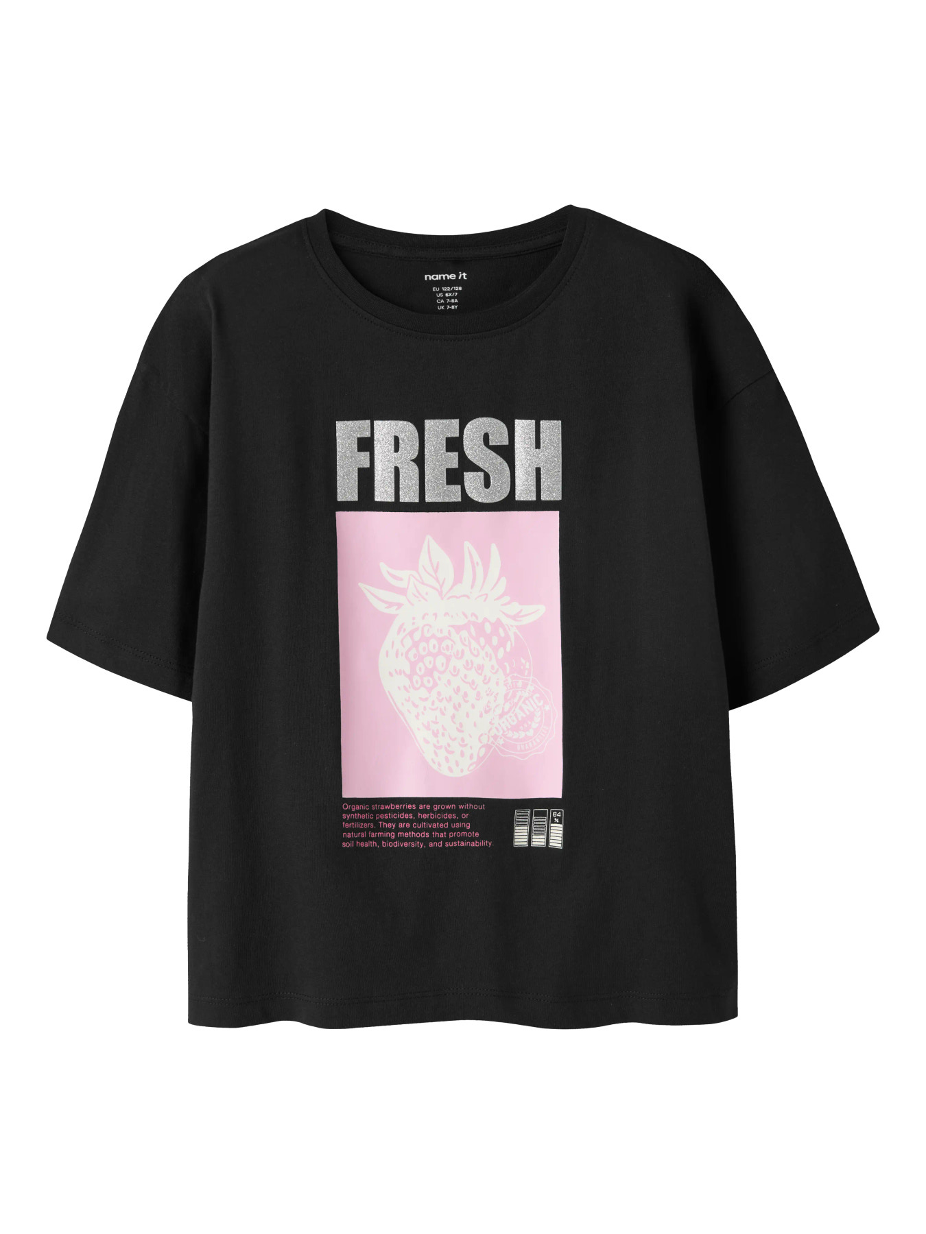 NAME IT T-shirt Falkaz Black NAME IT T-shirt Falkaz Black