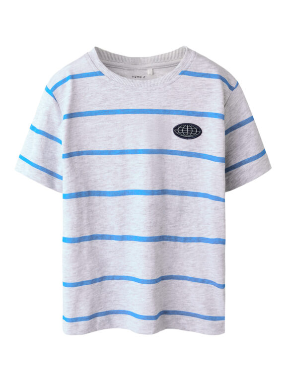 NAME IT T-shirt Fritz Light Grey Melange