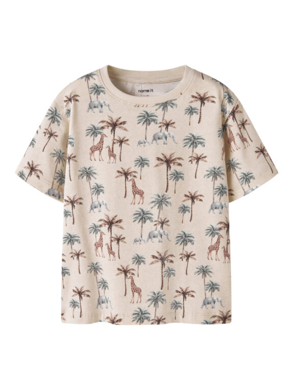 NAME IT T-shirt Harry Peyote Melange