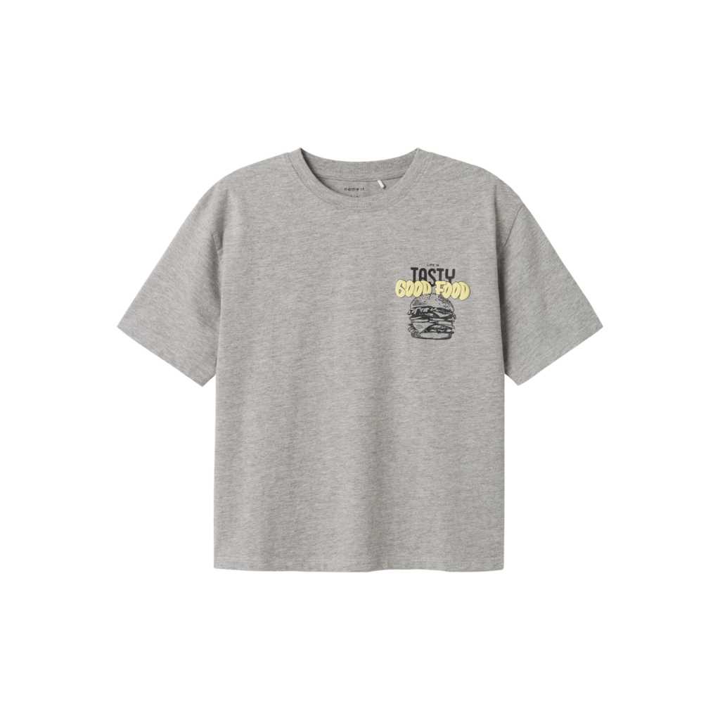 NAME IT T-shirt Tibilbo Grey Melange NAME IT T-shirt Tibilbo Grey Melange