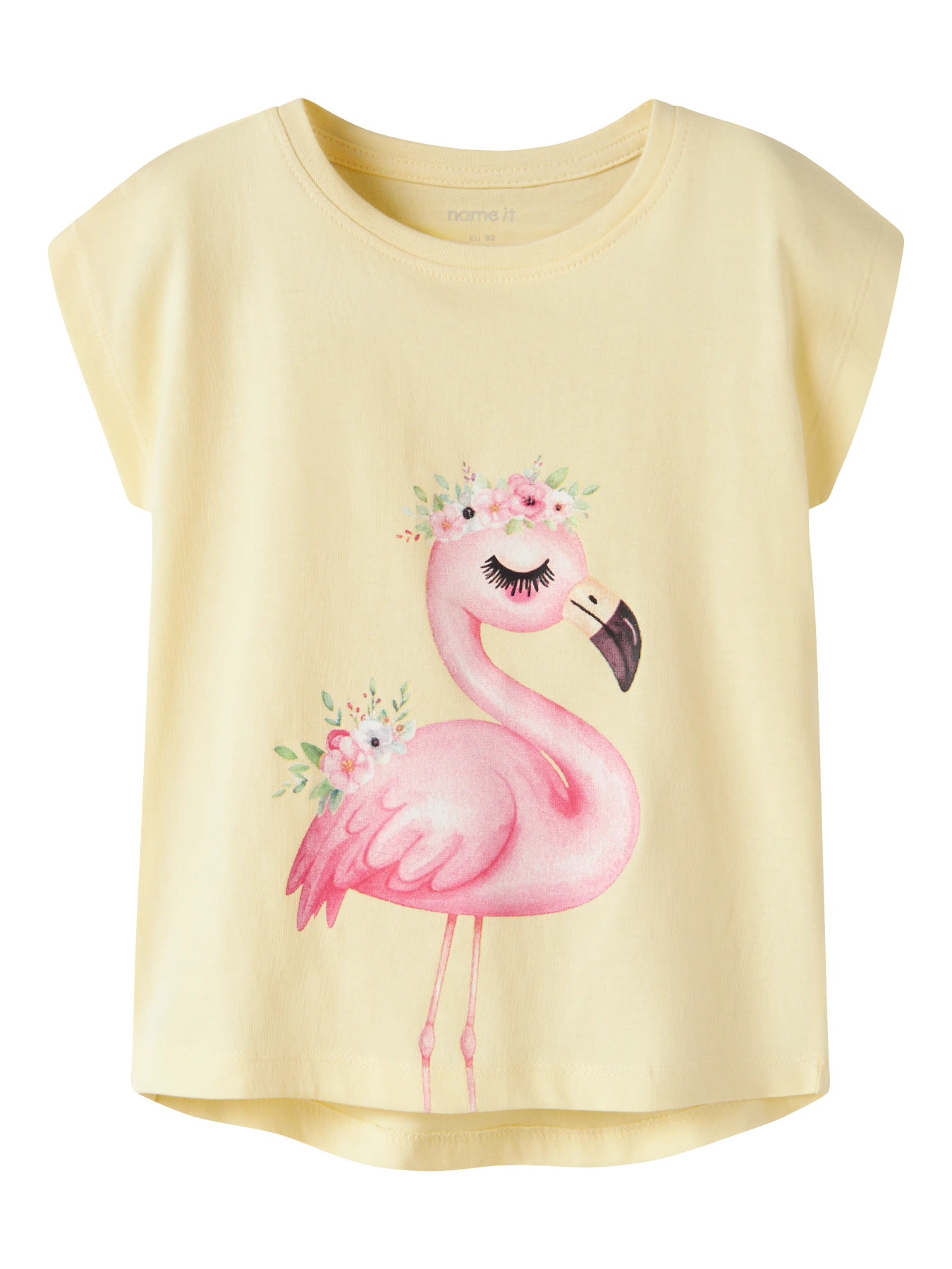 NAME IT T-shirt Votia Double Cream Flamingo NAME IT T-shirt Votia Double Cream Flamingo