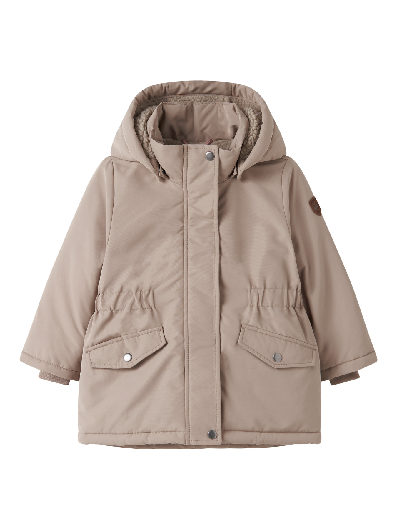 NAME IT Vinter Jakke Marlow Parka Silver Mink NAME IT Vinter Jakke Marlow Parka Silver Mink