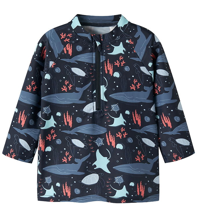 Name It Badebluse - NmmZippo - Navy Blazer