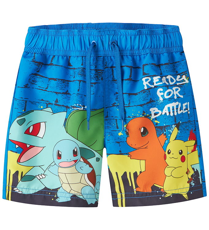 Name It Badeshorts - NmmMeer - Pokemon - Electric Blue Lemonade Name It Badeshorts - NmmMeer - Pokemon - Electric Blue Lemonade