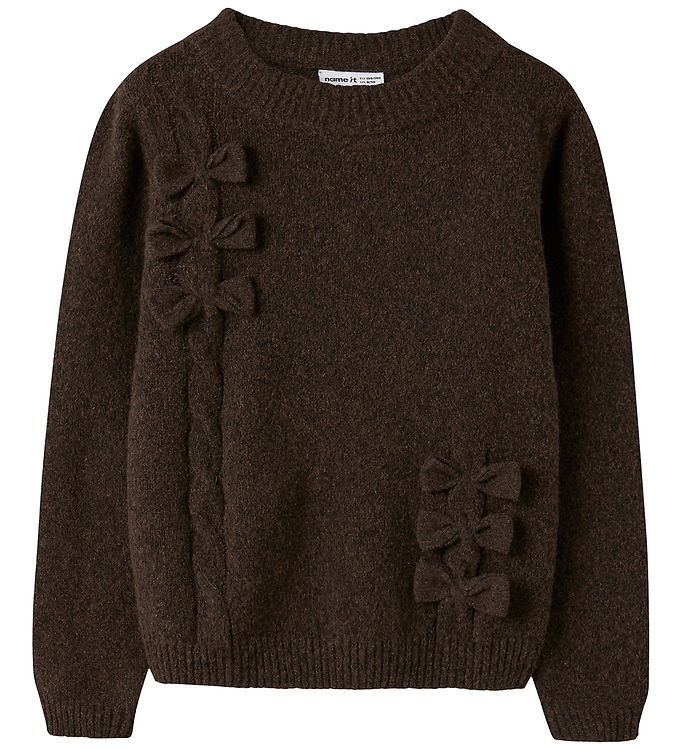 Name It Bluse - Strik - NkfOjesmi - Chocolate Plum