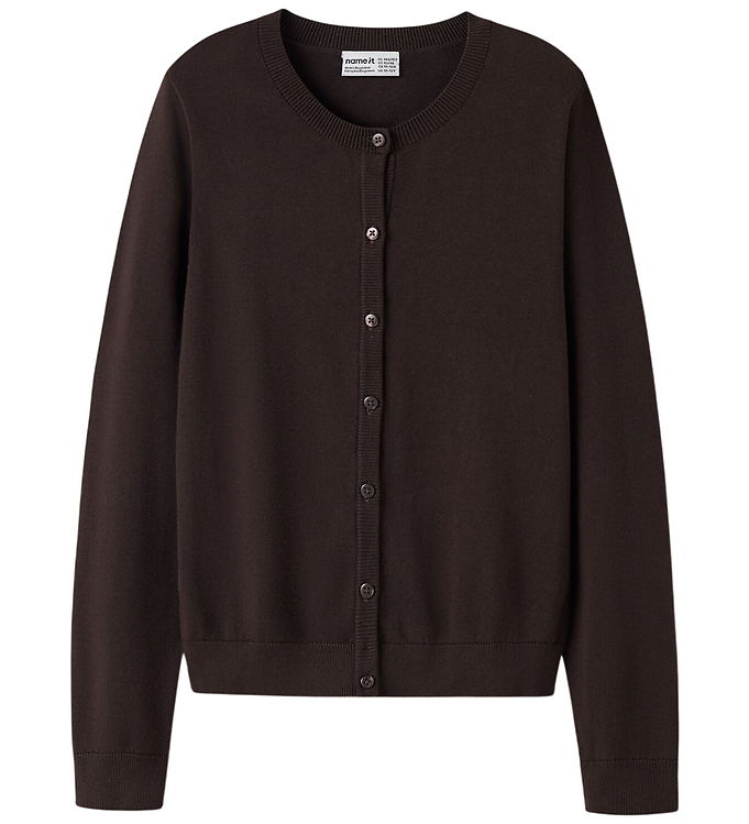 Name It Cardigan - Strik - NkfValane - Chocolate Plum