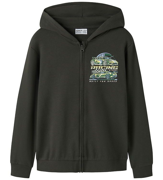 Name It Cardigan - Sweat - NkmVoltinus - Peat/Racing