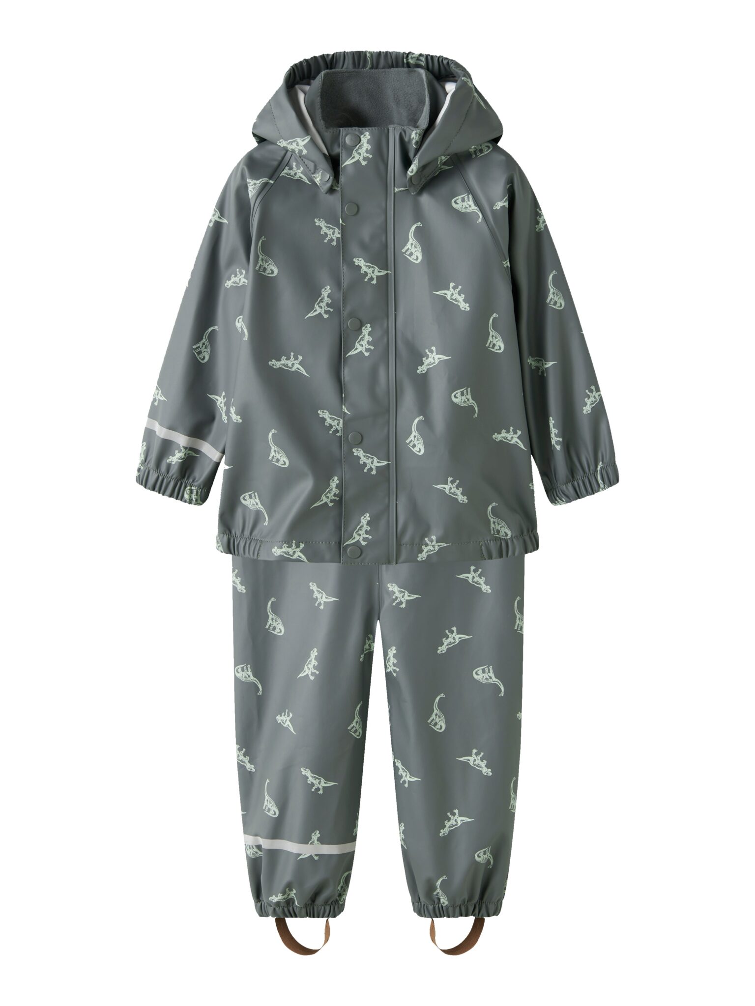 Name It Dry10 Rain Set - Balsam Green/Dino - 86 cm Name It Dry10 Rain Set - Balsam Green/Dino - 86 cm