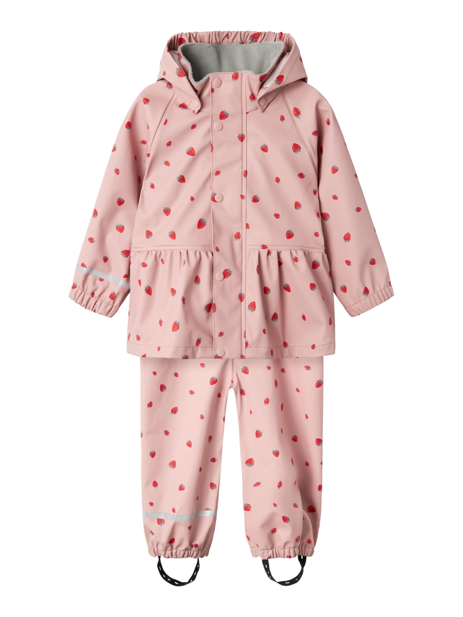 Name It Dry10 Rain Set - Pale Mauve/Strawberry - 86 cm Name It Dry10 Rain Set - Pale Mauve/Strawberry - 86 cm
