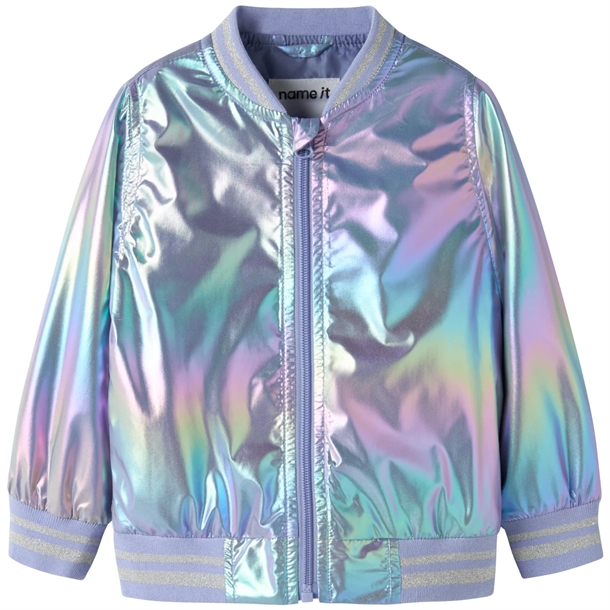 Name It Jakke - nmfMolina - Bomber Shine - Lavender Lustre