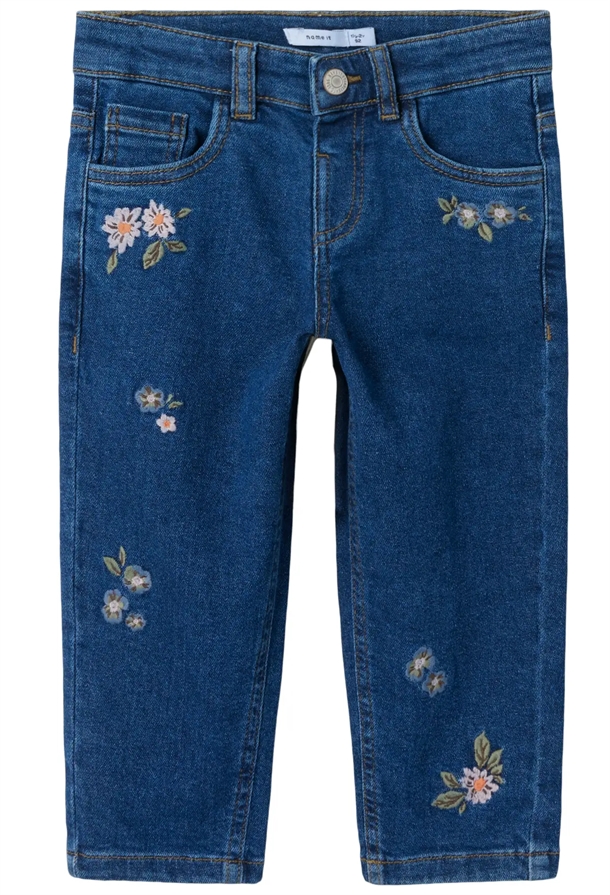 Name It Jeans Bella - Dark Blue Denim - Flower