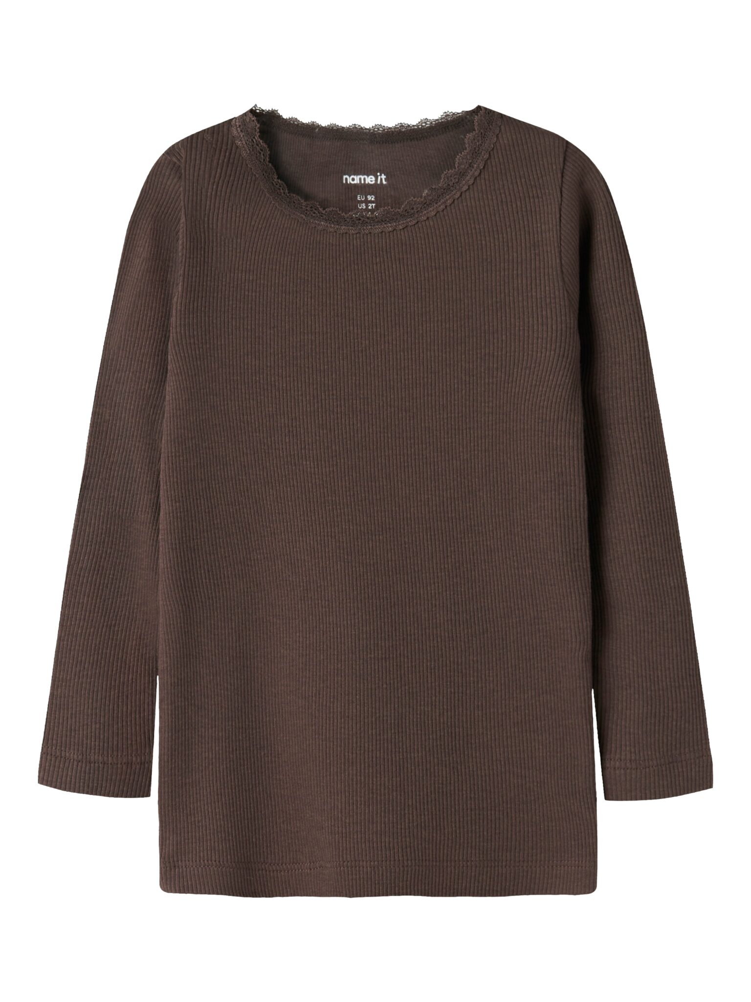 Name It Kab - LS Top - French Roast - 86 cm