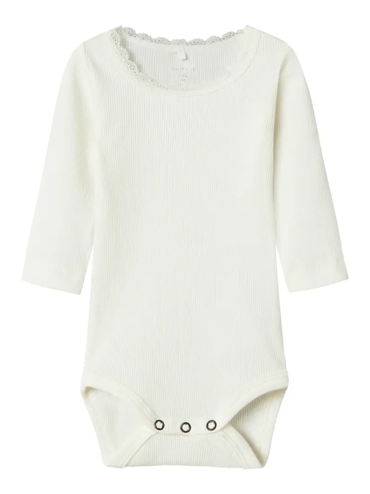 Name It Kab Langærmet Body - Cloud Dancer - 80 Name It Kab Langærmet Body - Cloud Dancer - 80