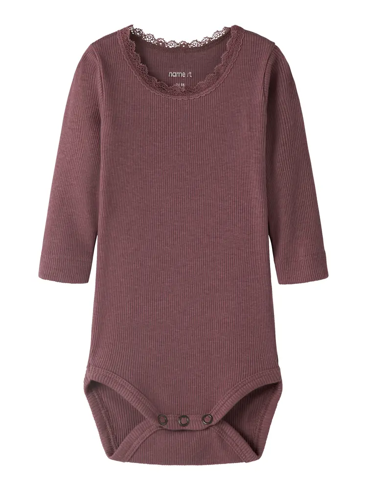 Name It Kab Langærmet Body - Wild Ginger - 80 Name It Kab Langærmet Body - Wild Ginger - 80