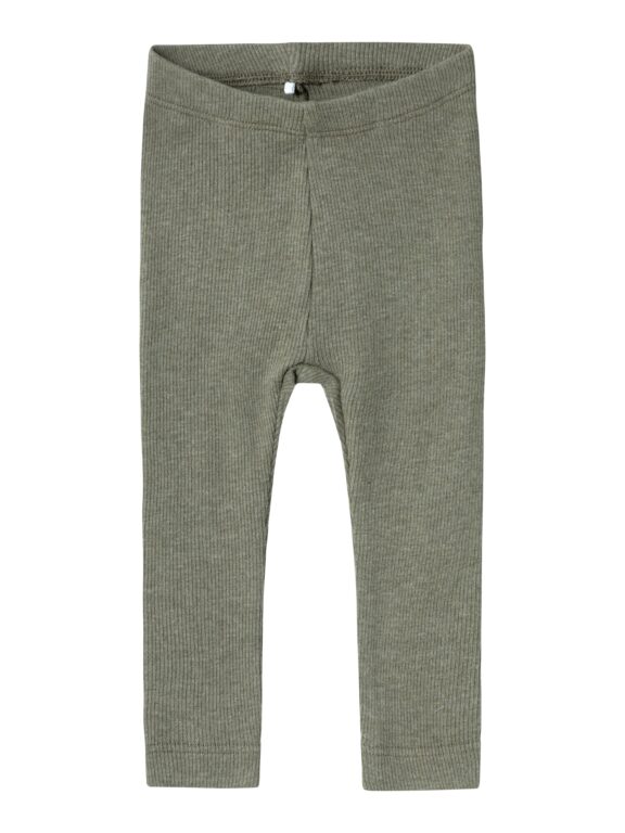 Name It Kab - Leggings Noos - Dusty Olive Melange - 50 cm