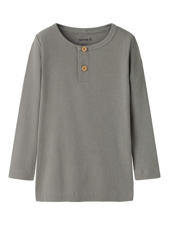 Name It Kab Ls Shirt Noos - Shadow - 86 cm