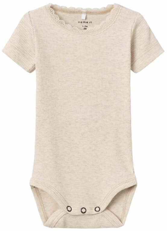 Name It Kortærmet Body Rib Kab Peyote Melange