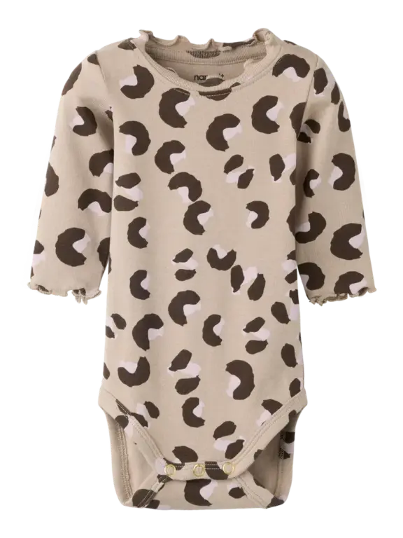 Name It Lana Langærmet Body - Goat - 80