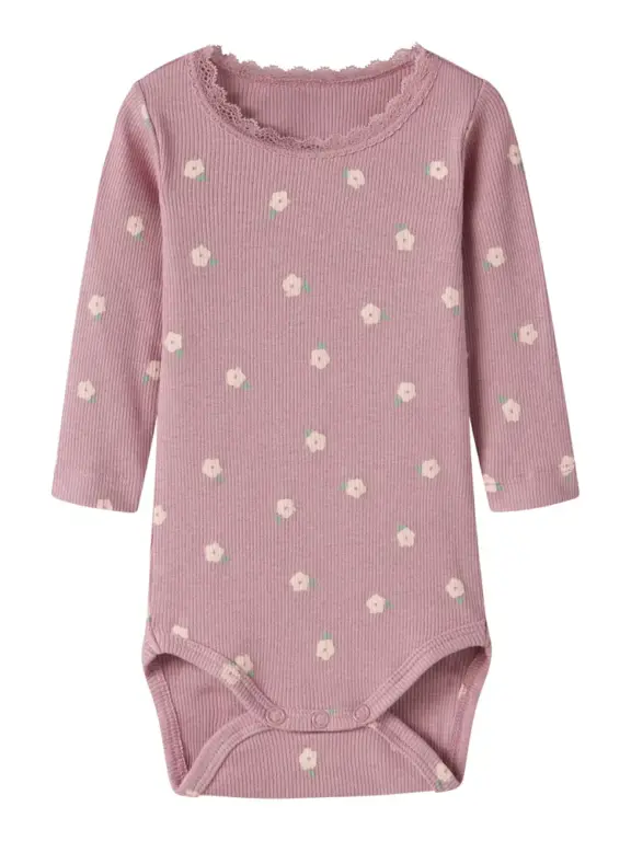Name It Laurel Langærmet Body - Lilas - 62