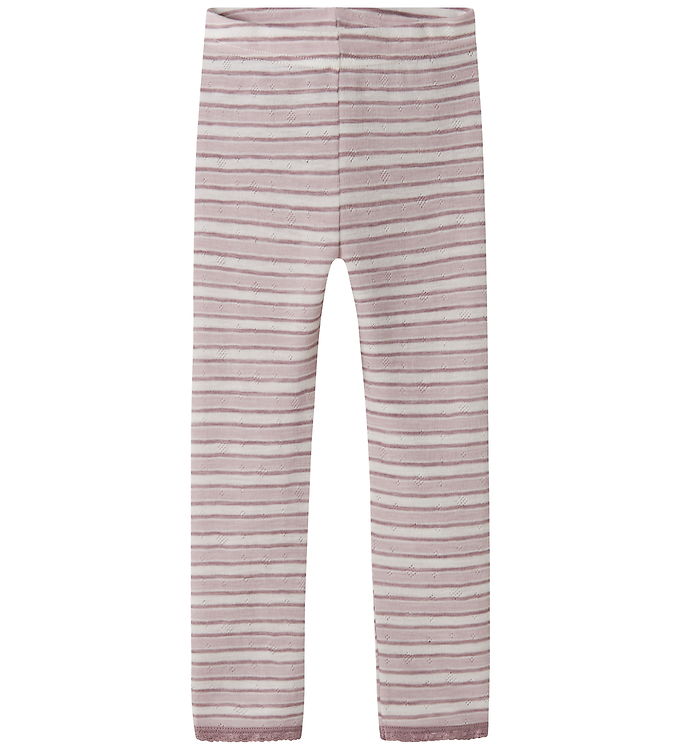 Name It Leggings - Uld - NmfWang - Snow White/Violet Ice/Toadsto